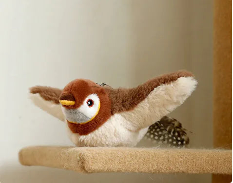 Interactive Plush Pet Toy — Soft Animal Play Toy for Dogs & Cats, Stimulates Hunting & Play Instincts