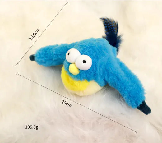 Interactive Plush Pet Toy — Soft Animal Play Toy for Dogs & Cats, Stimulates Hunting & Play Instincts